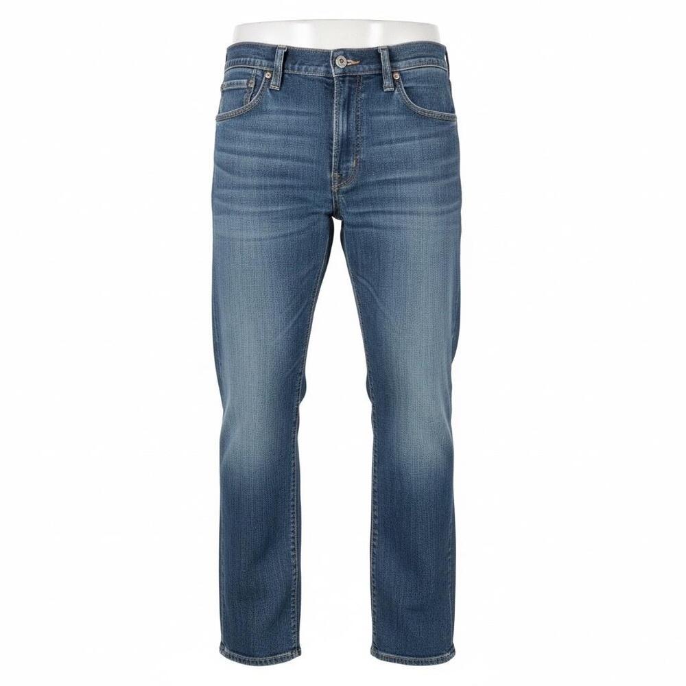 Levis 510 Jeans Mens 36x32 Blue Denim Super Skinny Fit Tapered Leg Stretch